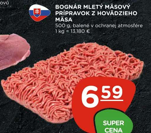 Bognár mletý mäsový prípravok z hovädzieho mäsa