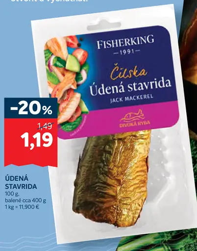 Fisherking údená stavrida