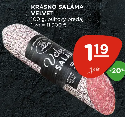 Krásno saláma Velvet