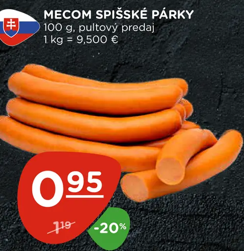 Mecom Spišské párky