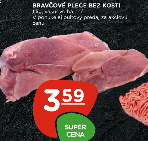 Bravčové plece bez kosti