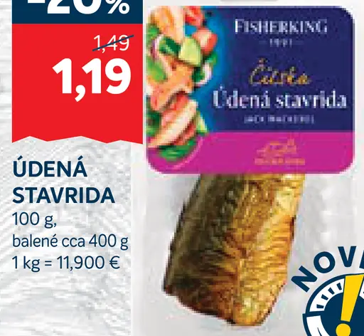 Fisherking údená stavrida