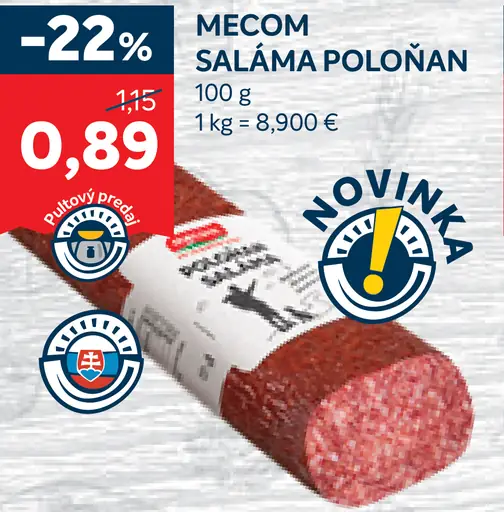 Mecom saláma Pološan