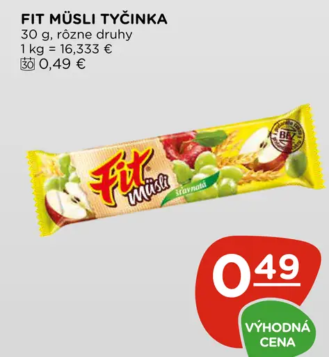 Fit müsli tyčinka