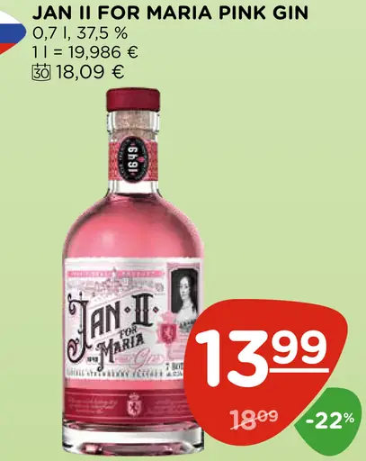 Jan II for Maria Pink Gin