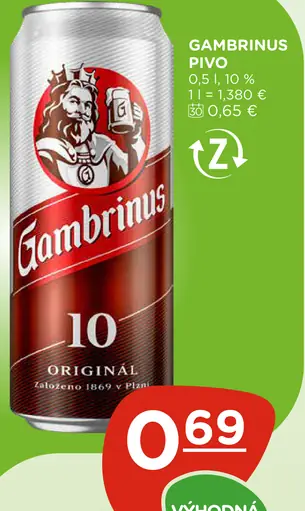 Gambrinus pivo