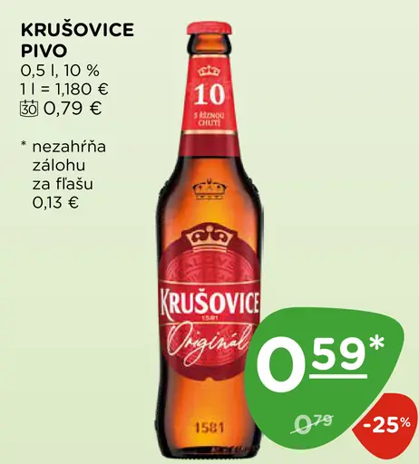 Krušovice pivo