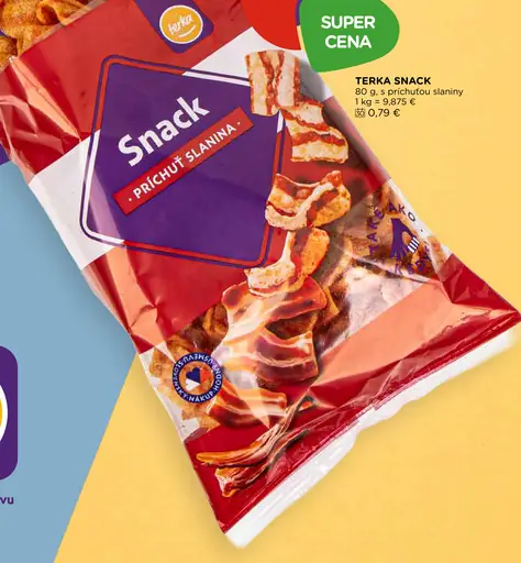 Terka Snack s príchuťou slaniny
