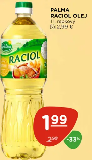 Palma Raciol Repkový olej