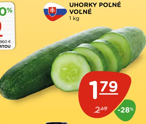 Uhorky poľné voľné