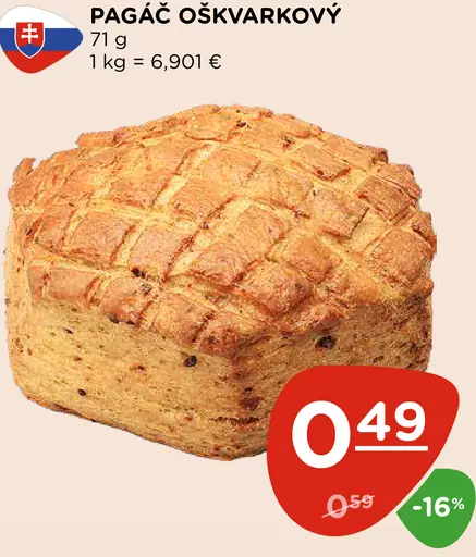 Pagáč oškvarkový