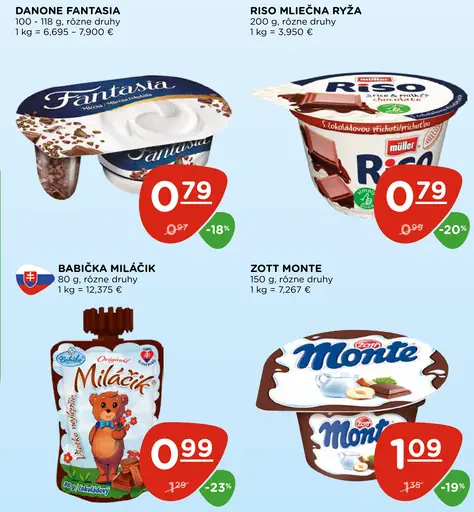 Danone Fantasia jogurt