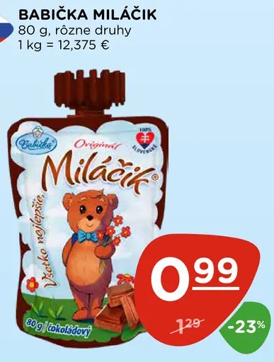 Babička Miláčik tvarohový dezert
