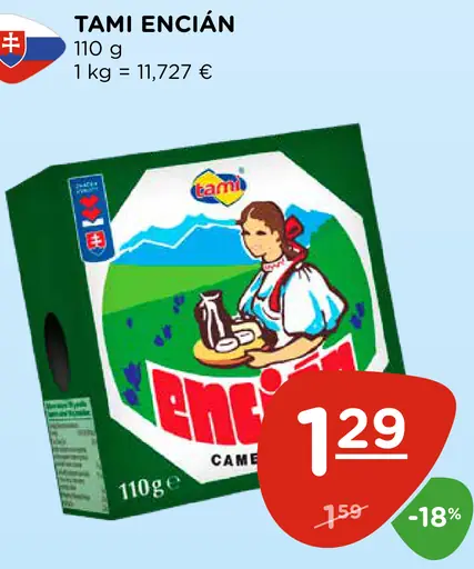 Tami encián camembert syr
