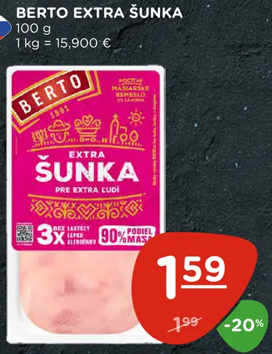 Berto Extra šunka