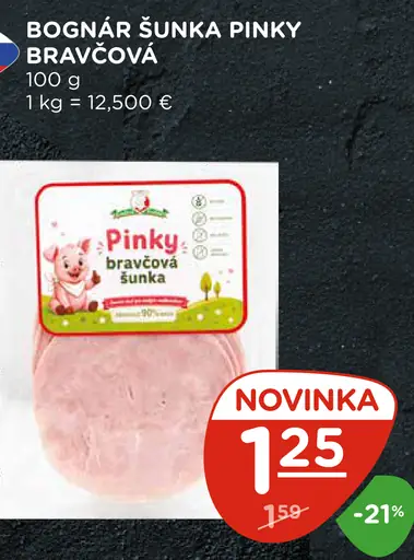 Bognár šunka Pinky bravčová