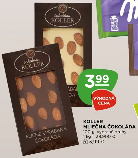 Koller mliečna čokoláda