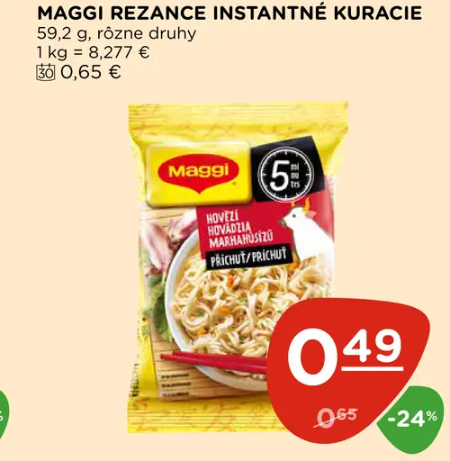 Maggi rezance instantné kuracie
