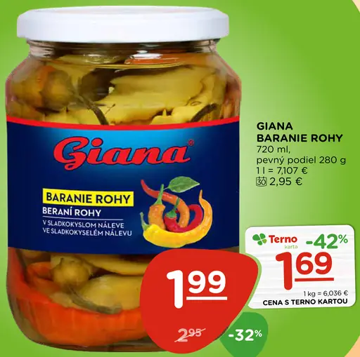 Giana baranie rohy v sladkokyslom náleve