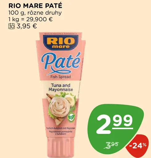 Rio Mare paté tuniak a majonéza