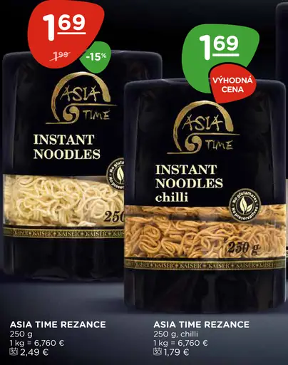 Asia Time instantné rezance chilli