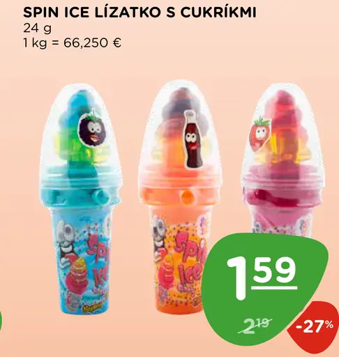 Spin Ice lízatko s cukríkmi