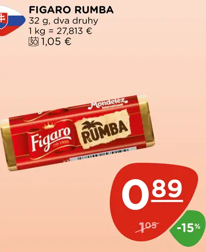 Figaro Rumba tyčinka
