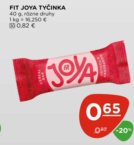 Fit Joya tyčinka rôzne druhy