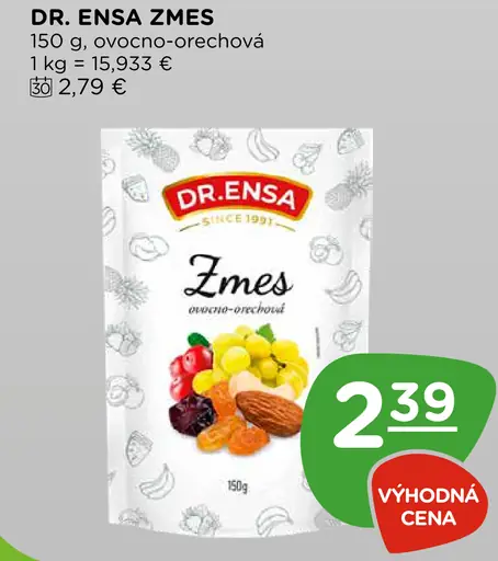 Dr. Ensa zmes ovocno-orechová