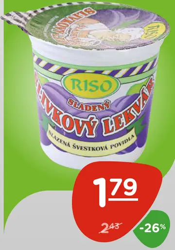 Riso slivkový lekvár