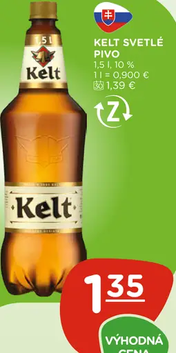 Kelt pivo plechovka