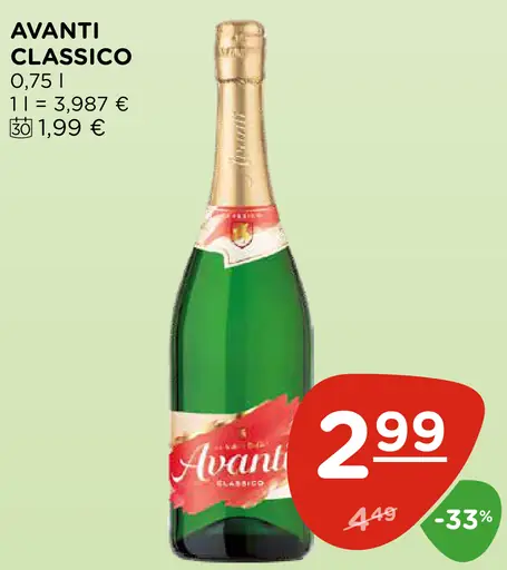 Avanti Classico víno šumivé