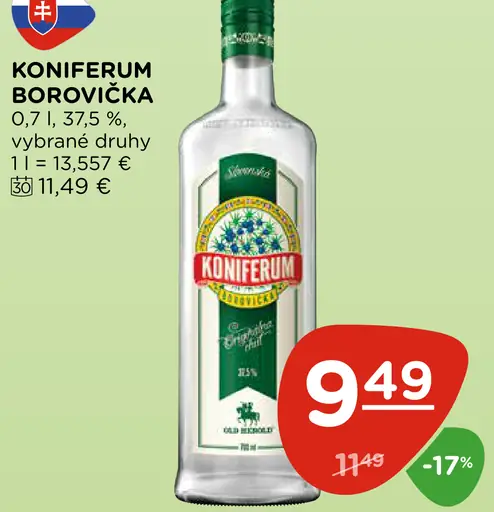 Koniferum borovička