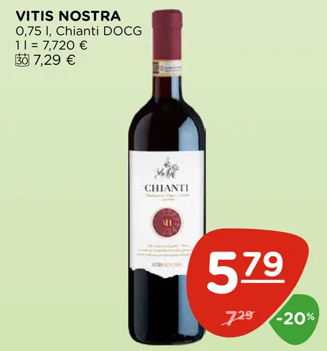 Vitis Nostra Chianti DOCG víno