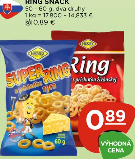 Ring Snack kukuričné krúžky
