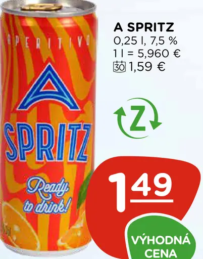 A Spritz perlivý alkoholický nápoj
