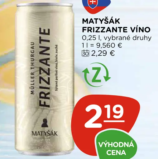 Matyšák Frizzante Víno
