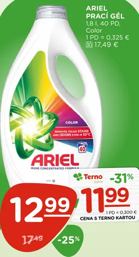 Ariel Prací Gél Color