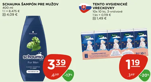 Schauma šampón pre mužov Classic Shampoo