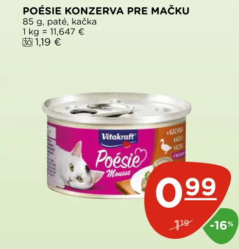 Vitakraft Poésie vanička pre mačku pašté