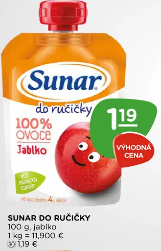 Sunar do ručičky jablko ovocná kapsička