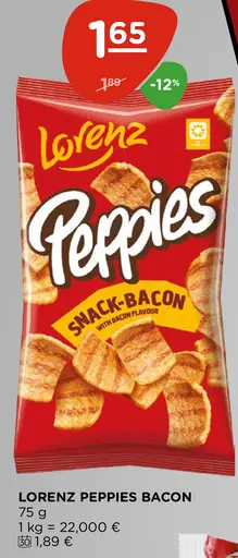Lorenz Peppies bacon snack