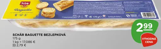 Schär bezlepková baguette