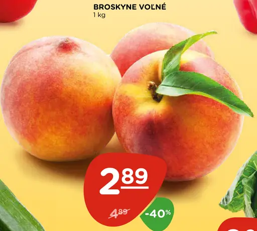 Broskyne voľné