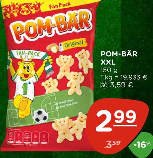 Pom-Bär slané zemiakové snacky