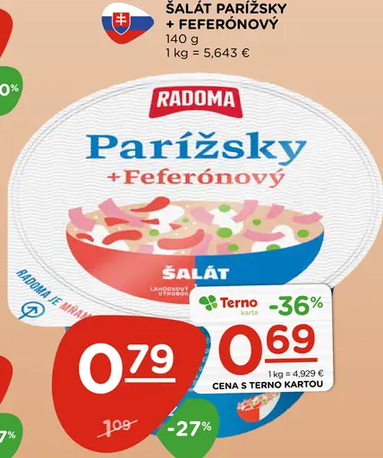 Radoma Parížsky šalát + feferónový