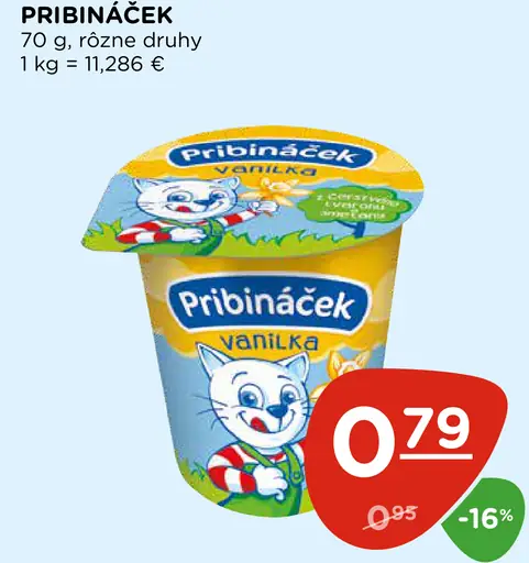 Pribináček Tvarohový dezert
