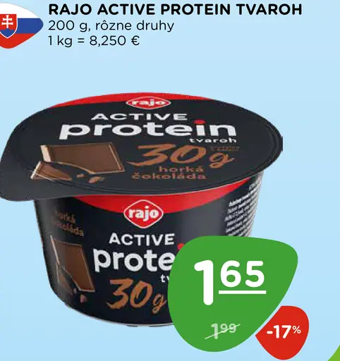 Rajo Active Protein tvaroh