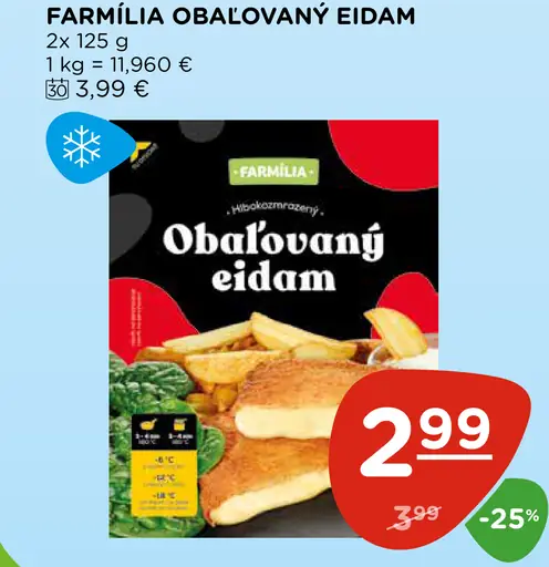 Farmília obalovaný Eidam