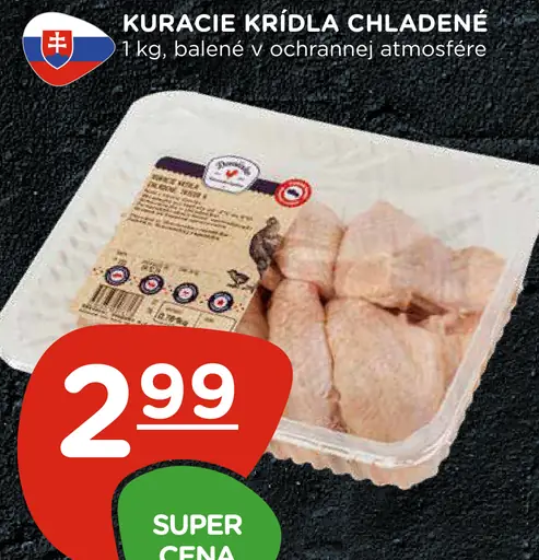 Kuracie krídla chladené